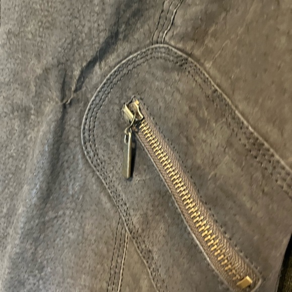 Marcelle Renee Genuine Leather and Polyester Sleeve Jacket Size M - Picture 4 of 6